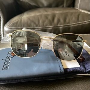 Le Specs Neptune gold sunglasses